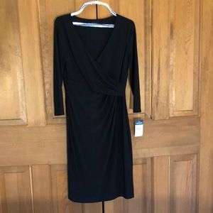 LBD - Lauren by Ralph Lauren - Wrap Dress SZ 8